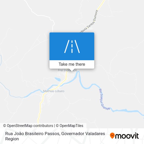 Rua João Brasileiro Passos map