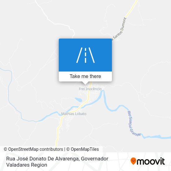 Rua José Donato De Alvarenga map