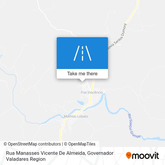 Rua Manasses Vicente De Almeida map