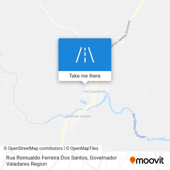 Rua Romualdo Ferreira Dos Santos map