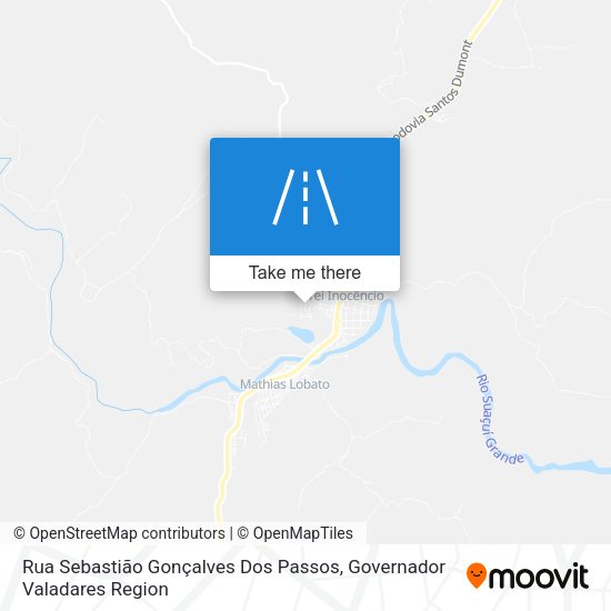 Rua Sebastião Gonçalves Dos Passos map