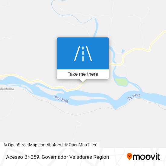 Acesso Br-259 map
