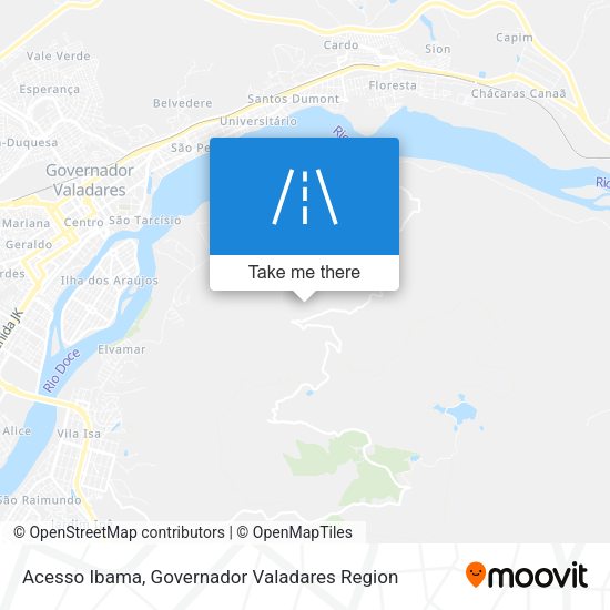 Acesso Ibama map