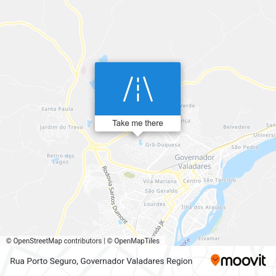 Rua Porto Seguro map