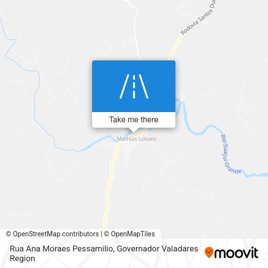 Rua Ana Moraes Pessamilio map