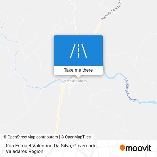 Rua Esmael Valentino Da Silva map