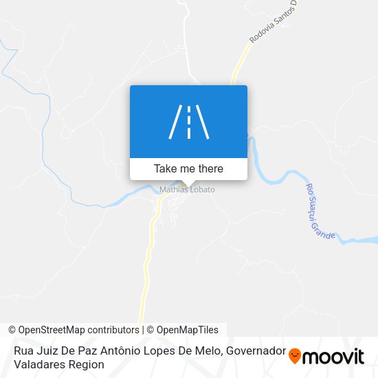 Rua Juiz De Paz Antônio Lopes De Melo map