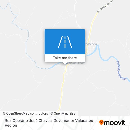 Rua Operário José Chaves map