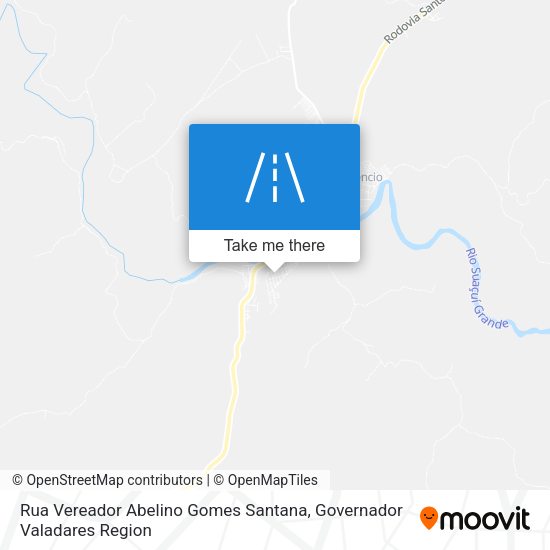Rua Vereador Abelino Gomes Santana map