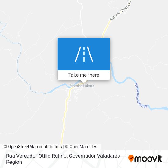 Rua Vereador Otílio Rufino map