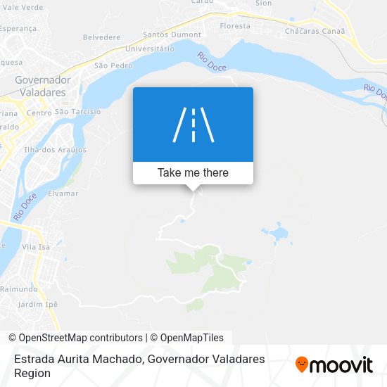 Estrada Aurita Machado map