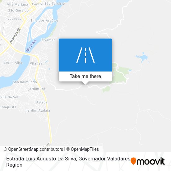 Estrada Luís Augusto Da Silva map