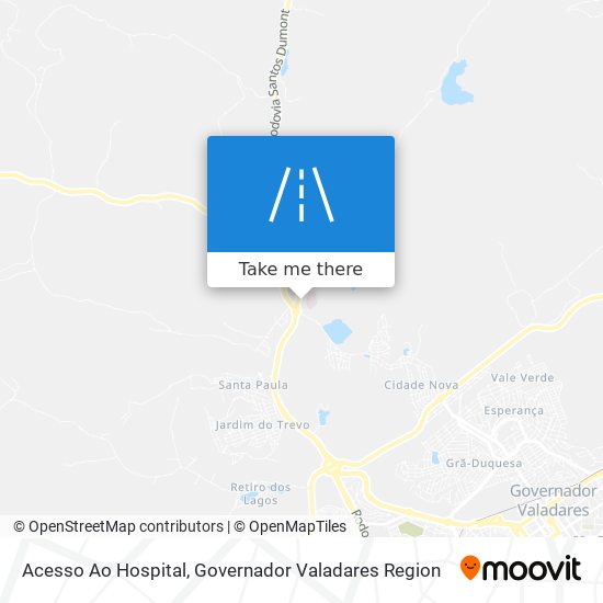 Acesso Ao Hospital map