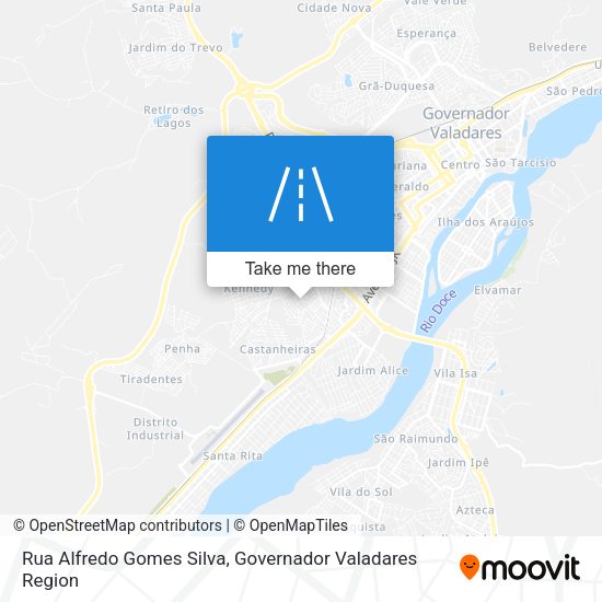 Rua Alfredo Gomes Silva map