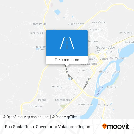 Rua Santa Rosa map