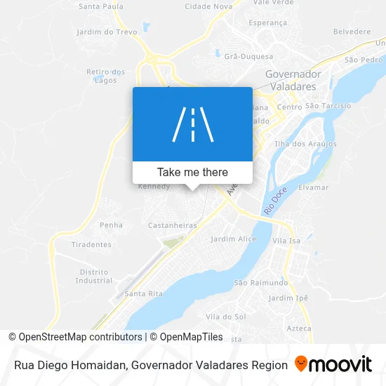 Rua Diego Homaidan map