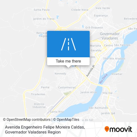 Avenida Engenheiro Felipe Moreira Caldas map