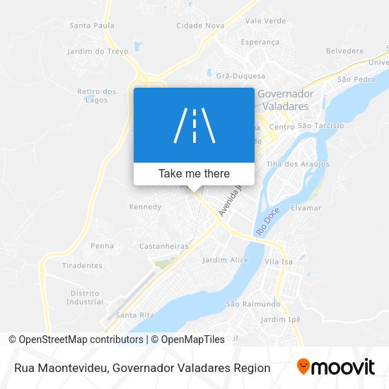 Rua Maontevideu map