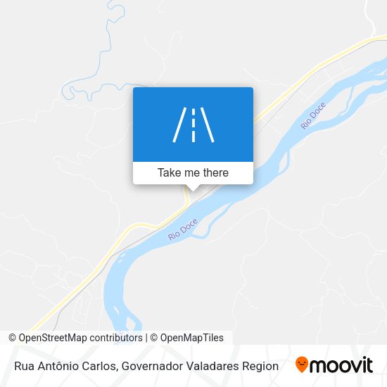 Rua Antônio Carlos map