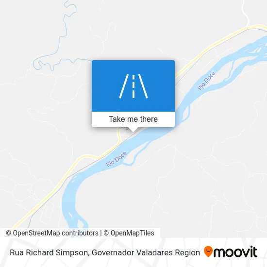 Rua Richard Simpson map