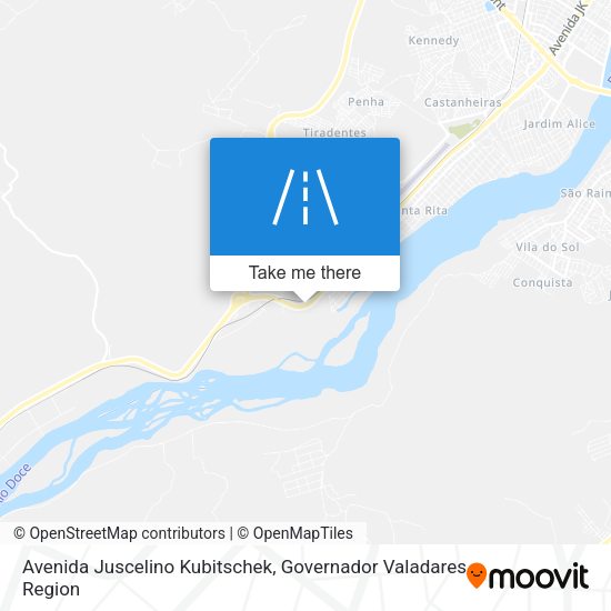Avenida Juscelino Kubitschek map