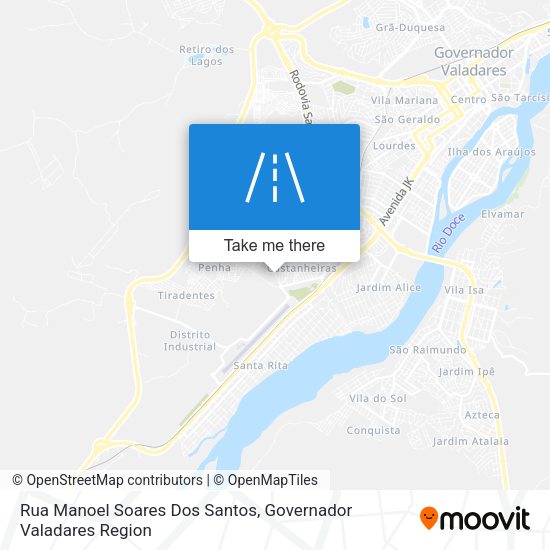 Rua Manoel Soares Dos Santos map