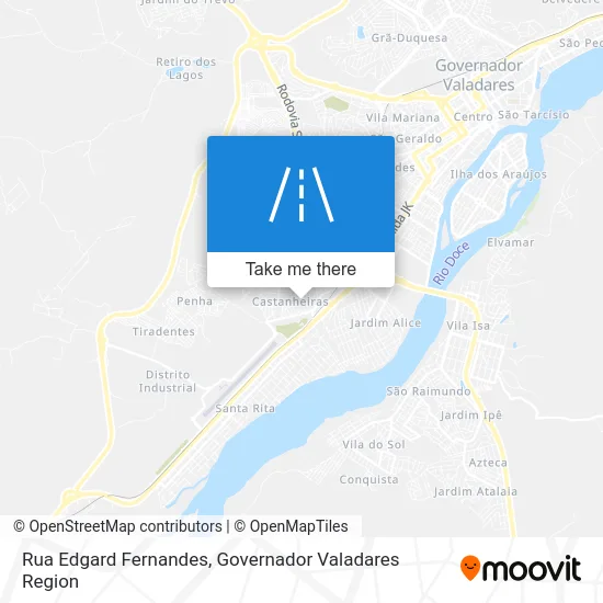 Rua Edgard Fernandes map