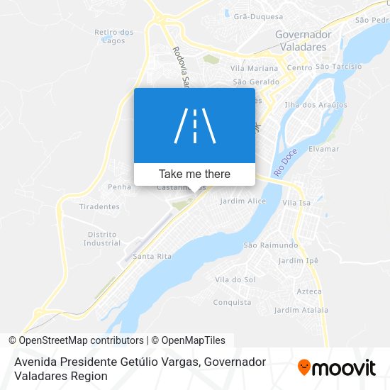 Avenida Presidente Getúlio Vargas map