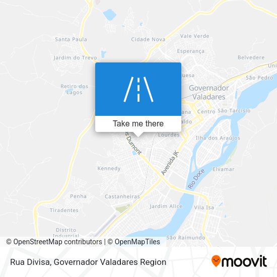 Rua Divisa map