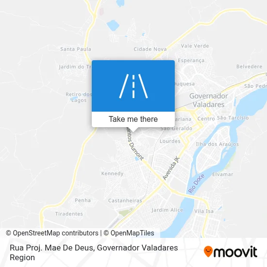 Rua Proj. Mae De Deus map