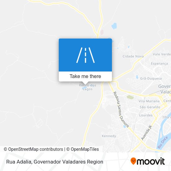 Rua Adalia map