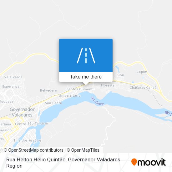 Rua Helton Hélio Quintão map
