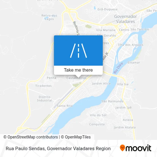 Rua Paulo Sendas map