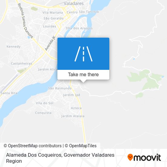 Alameda Dos Coqueiros map