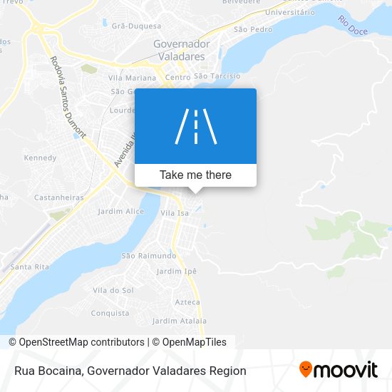 Rua Bocaina map