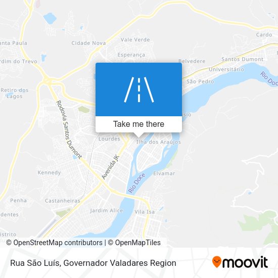 Rua São Luís map