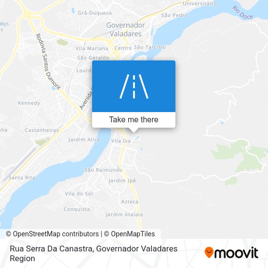 Rua Serra Da Canastra map