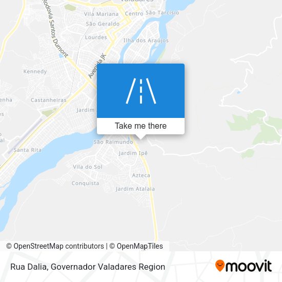 Rua Dalia map