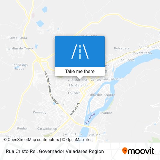 Rua Cristo Rei map