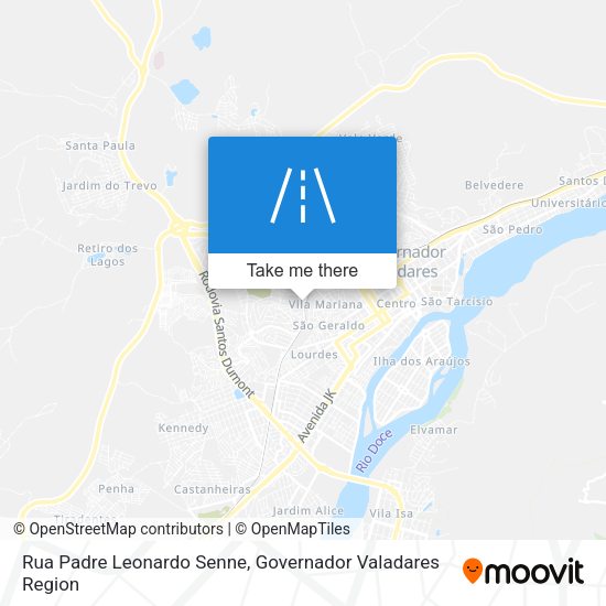 Rua Padre Leonardo Senne map