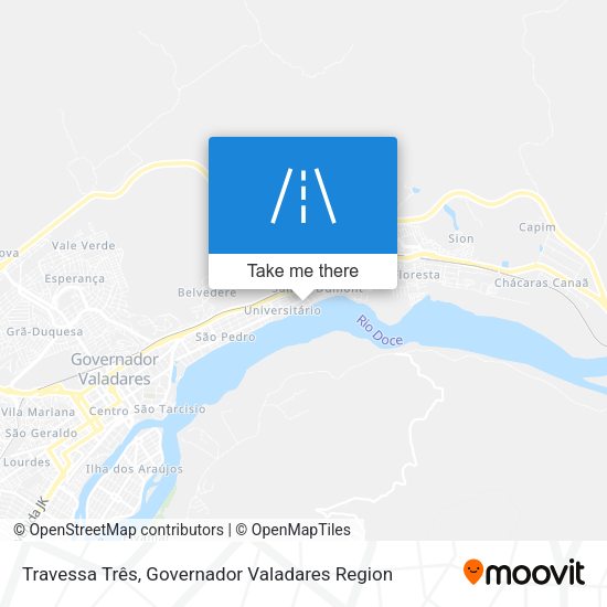 Travessa Três map
