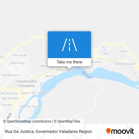 Rua Da Justica map