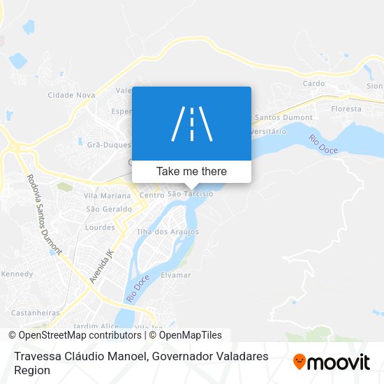Travessa Cláudio Manoel map