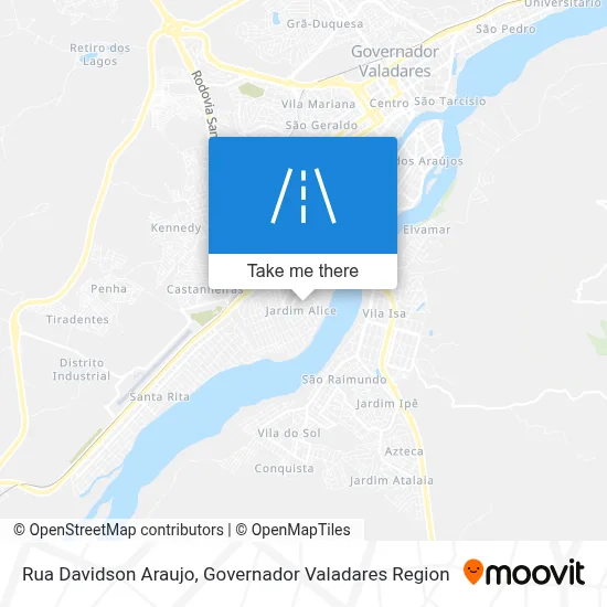 Rua Davidson Araujo map