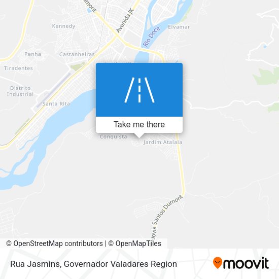 Rua Jasmins map