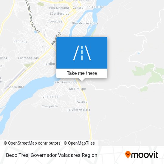 Beco Tres map