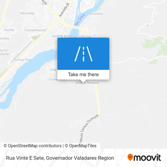 Rua Vinte E Sete map