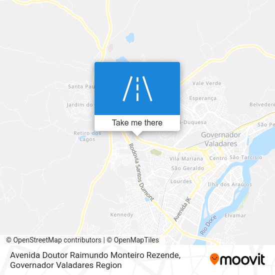 Avenida Doutor Raimundo Monteiro Rezende map