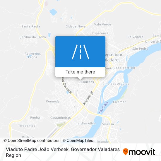 Viaduto Padre João Verbeek map