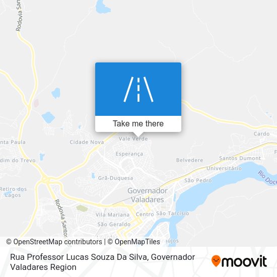 Rua Professor Lucas Souza Da Silva map